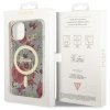 Guess GUHMP14SHCFWSA iPhone 14 / 15 / 136.1 zielony/khaki hardcase Flower MagSafe